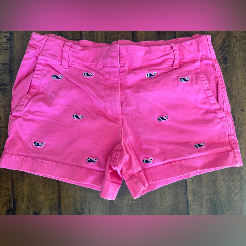 Vineyard Vines Bright Pink Kids Shorts